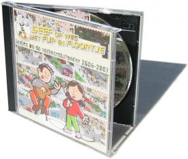 CD en CD-Hoes "SEEF op weg met FLIP en FLOORTJE"