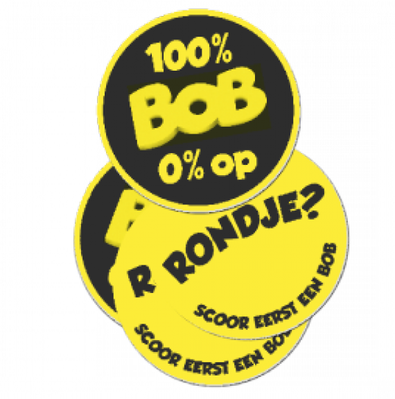 Bierviltjes "100% BOB 0% op"